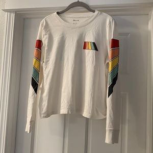 Madewell x Free and Easy long sleeve t shirt. Size M.
